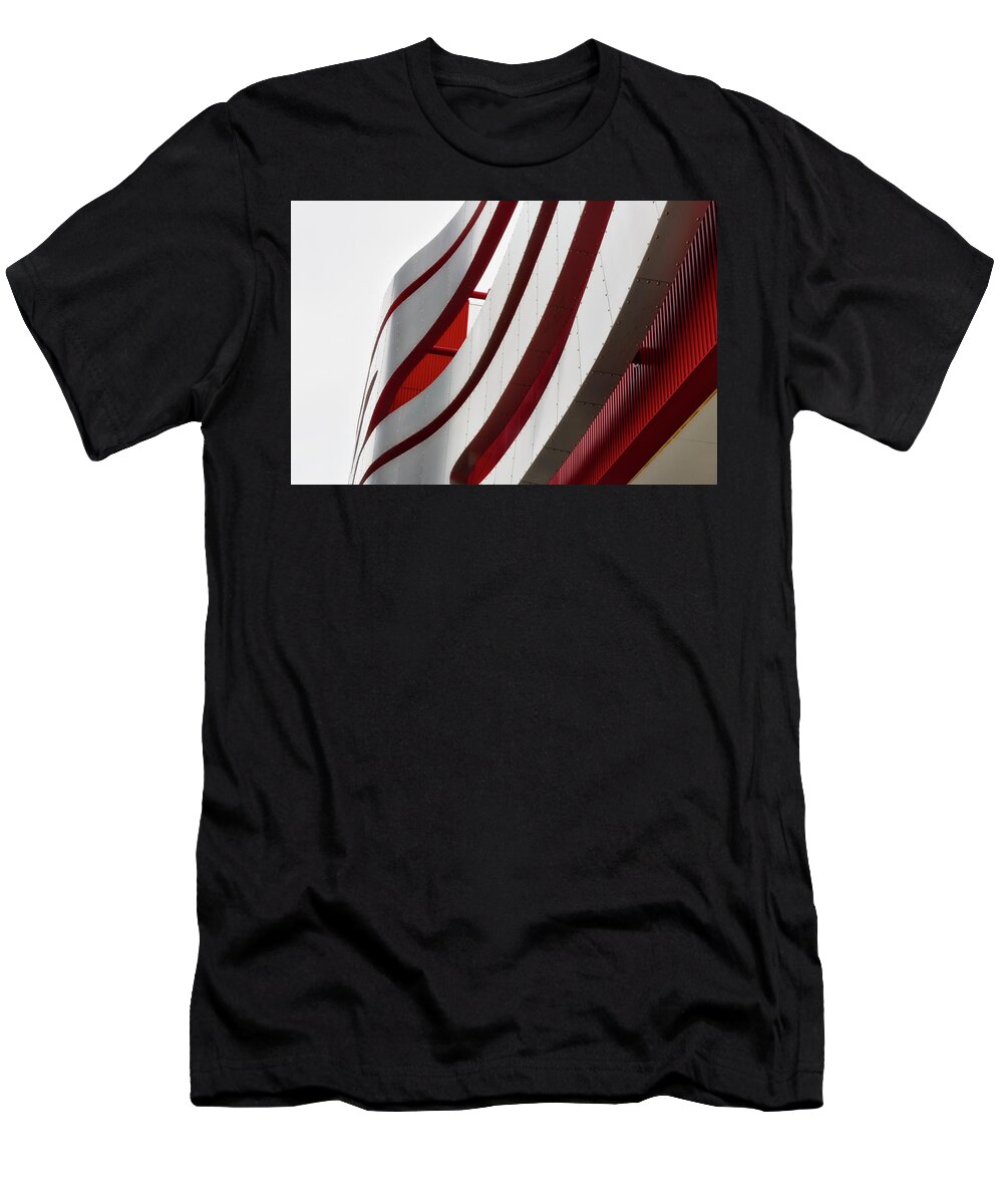 Architecture T-Shirt featuring the photograph Geometric Flow 01 by Mark David Gerson
