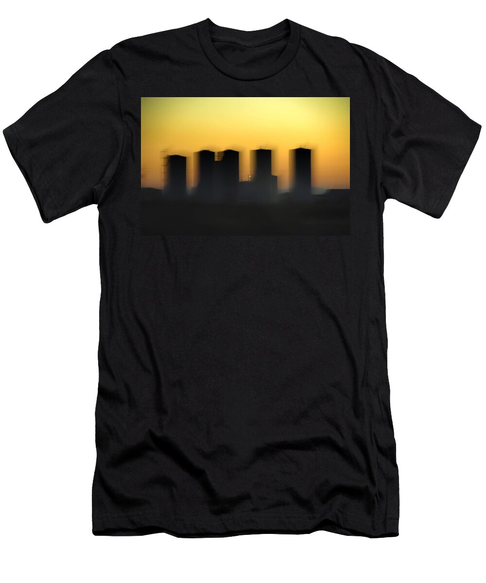 Industrial T-Shirt featuring the photograph Ghost Industry by Donna Blackhall