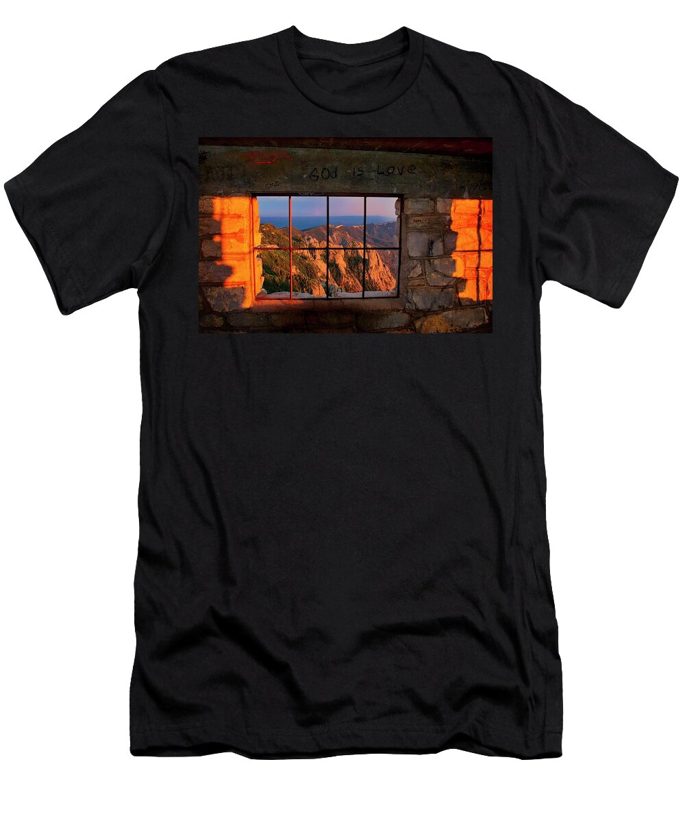 Nature T-Shirt featuring the photograph God is Love by Zayne Diamond Photographic