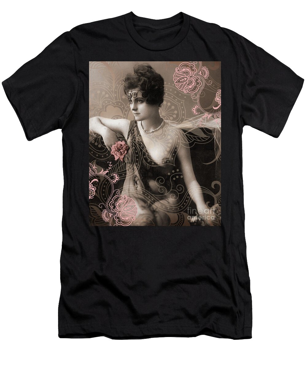 Nostalgic Seduction T-Shirt featuring the photograph Nostalgic Seduction Goddess by Chris Andruskiewicz