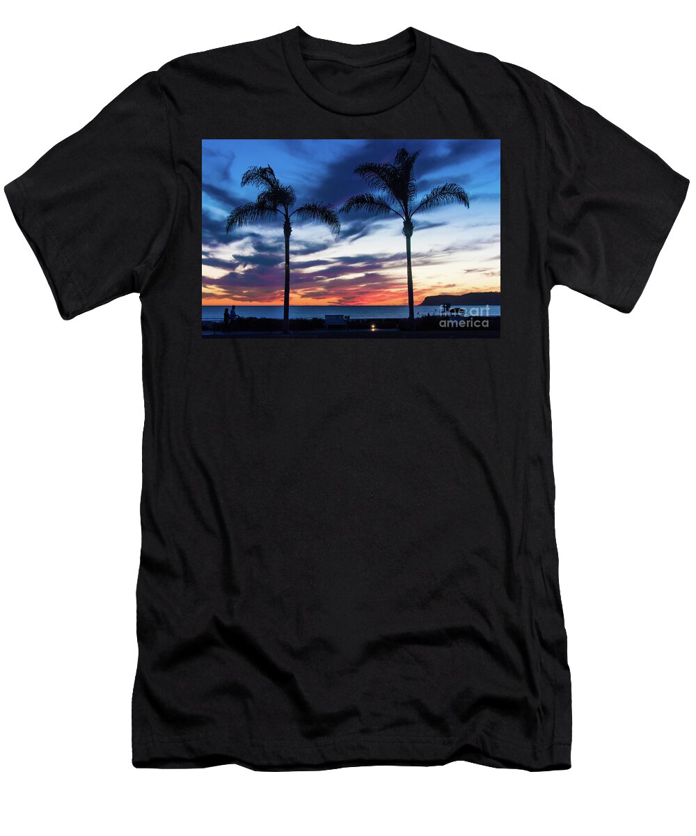 Beach T-Shirt featuring the photograph Good Night Coronado by David Levin