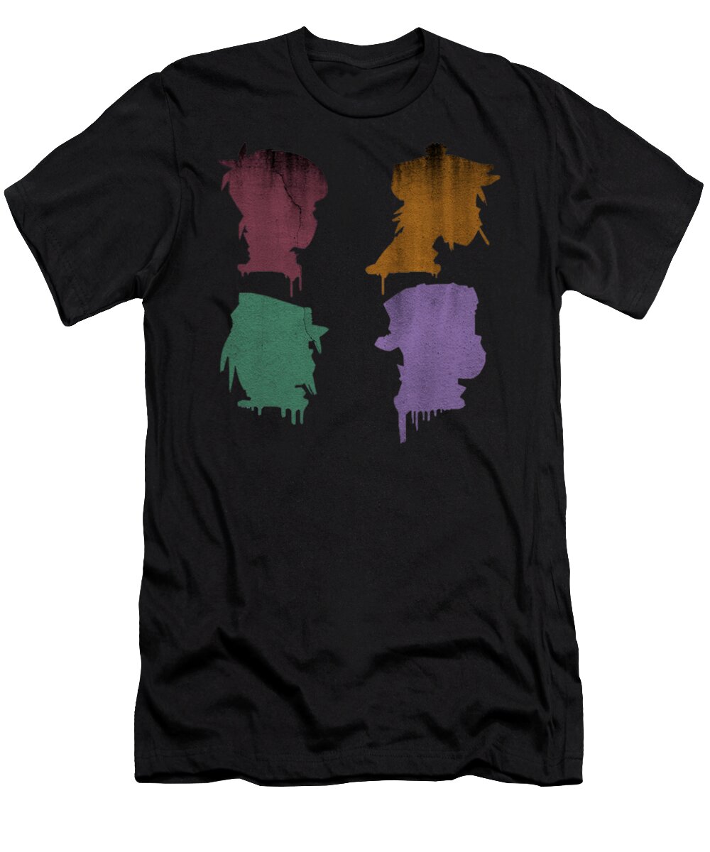Hvem anklageren film Gorillaz T-Shirt by Belinda Azakia - Fine Art America