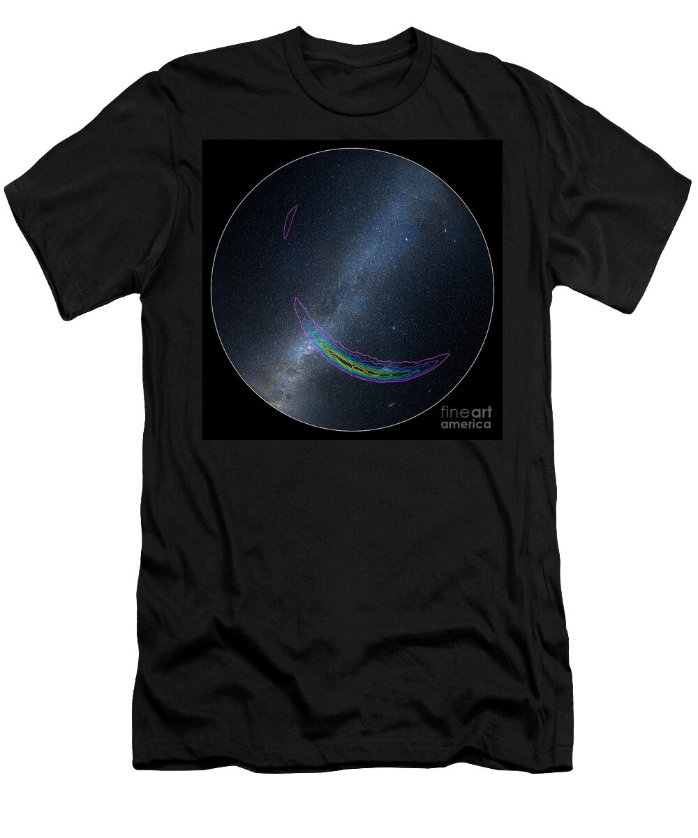 Science T-Shirt featuring the photograph Gravitational Waves Potential Sources by Science Source