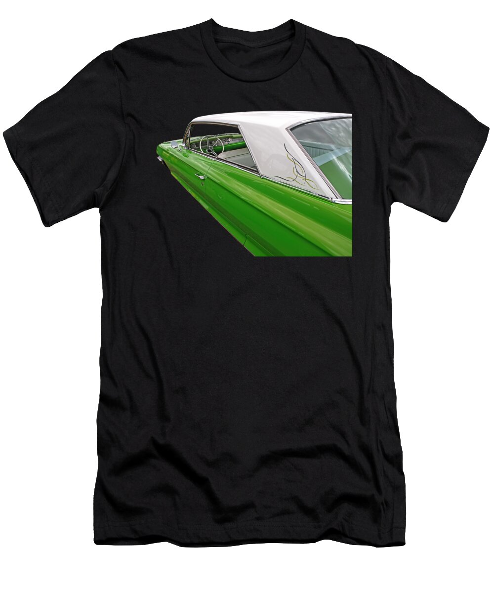 Cadillac T-Shirt featuring the photograph Green Dream - '62 Cadillac by Gill Billington