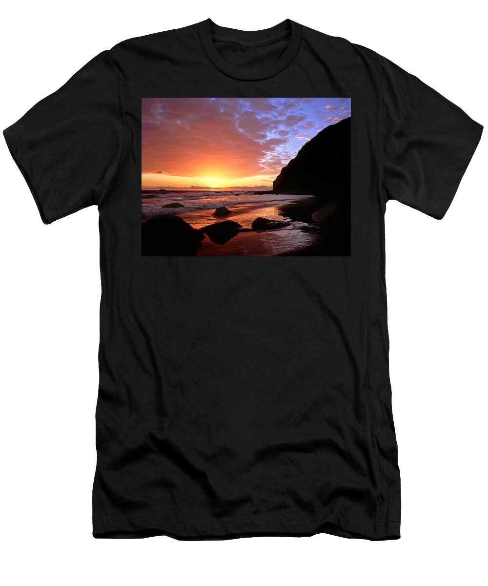Dana Point T-Shirt featuring the photograph Headlands at Sunset by Cliff Wassmann