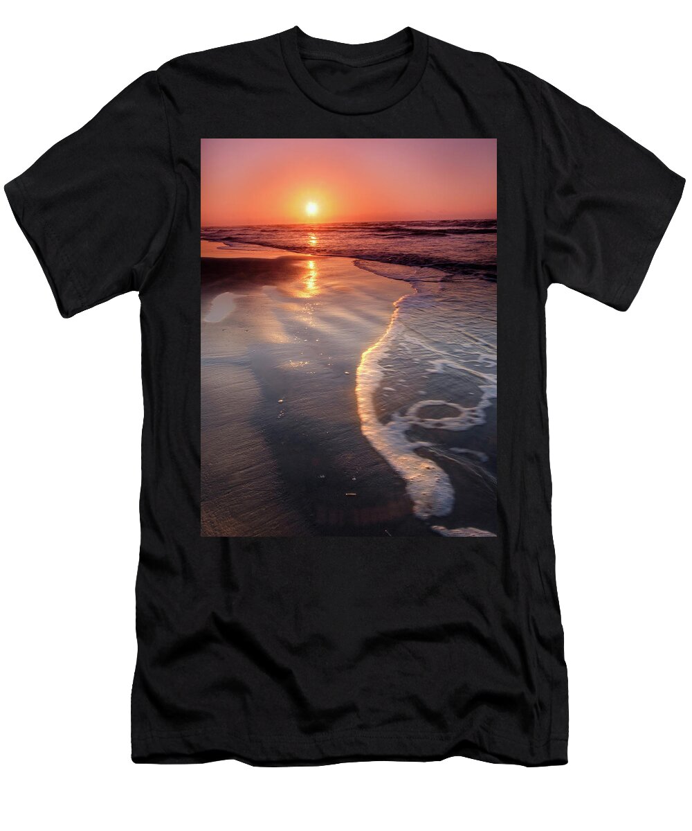 Sunrise T-Shirt featuring the photograph Healing Waters by Johnny Boyd