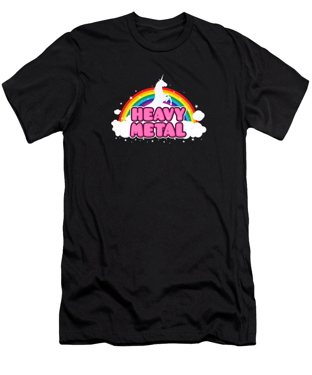 Heavy Metal Funny Unicorn Rainbow Mosh Parody Design T Shirt For Sale By Philipp Rietz