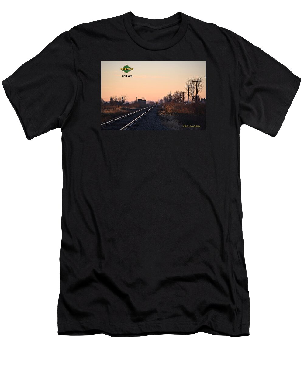 Amtrak T-Shirt featuring the photograph Here she comes by Kurt Keller