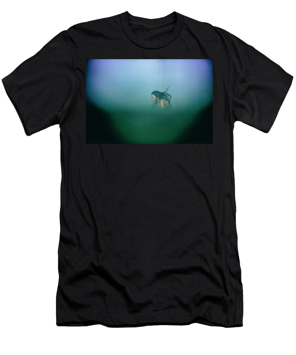 Surfing T-Shirt featuring the photograph Hidden by Nik West