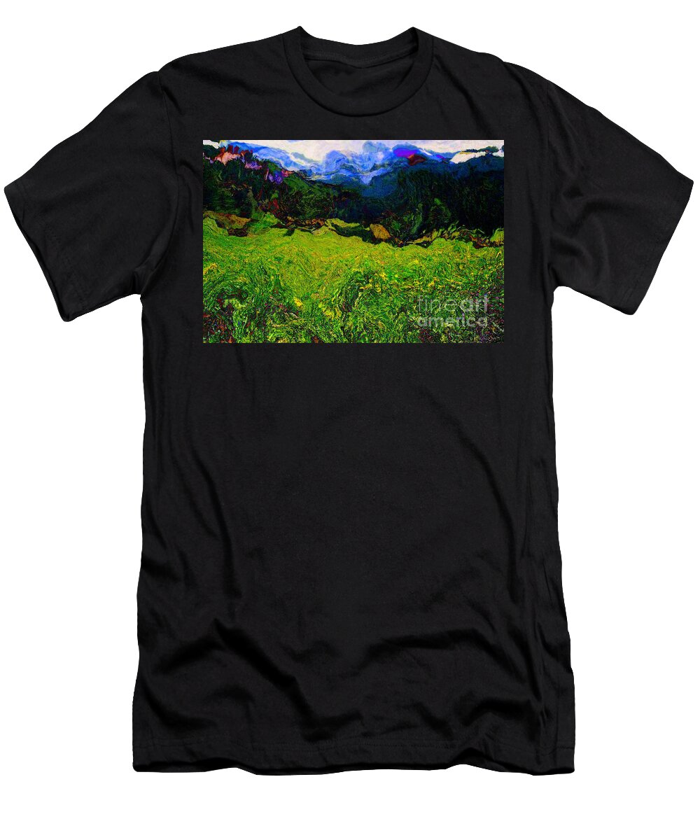 Yellowstone National Park T-Shirt featuring the photograph High Country Yellowstone by Julie Lueders 