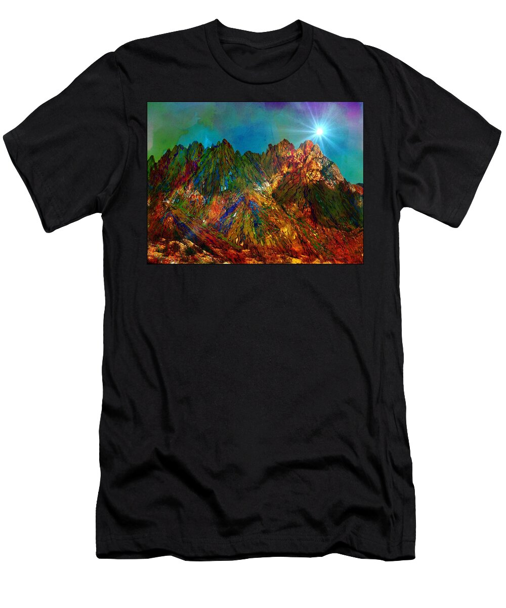 High Desert T-Shirt featuring the digital art High Desert Colors by Barbara Chichester