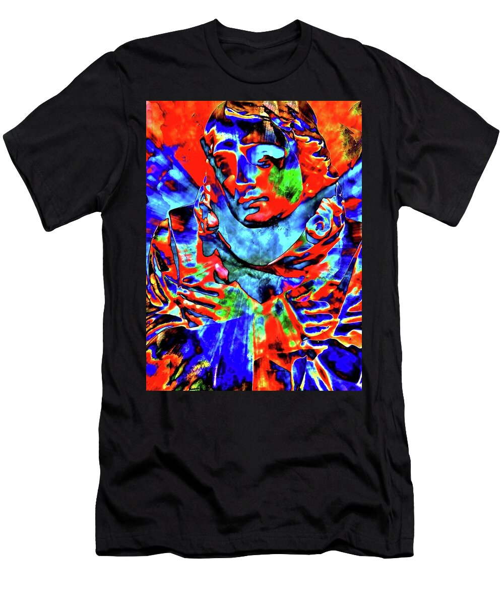  T-Shirt featuring the photograph Holy Abstract Batman by William Rockwell