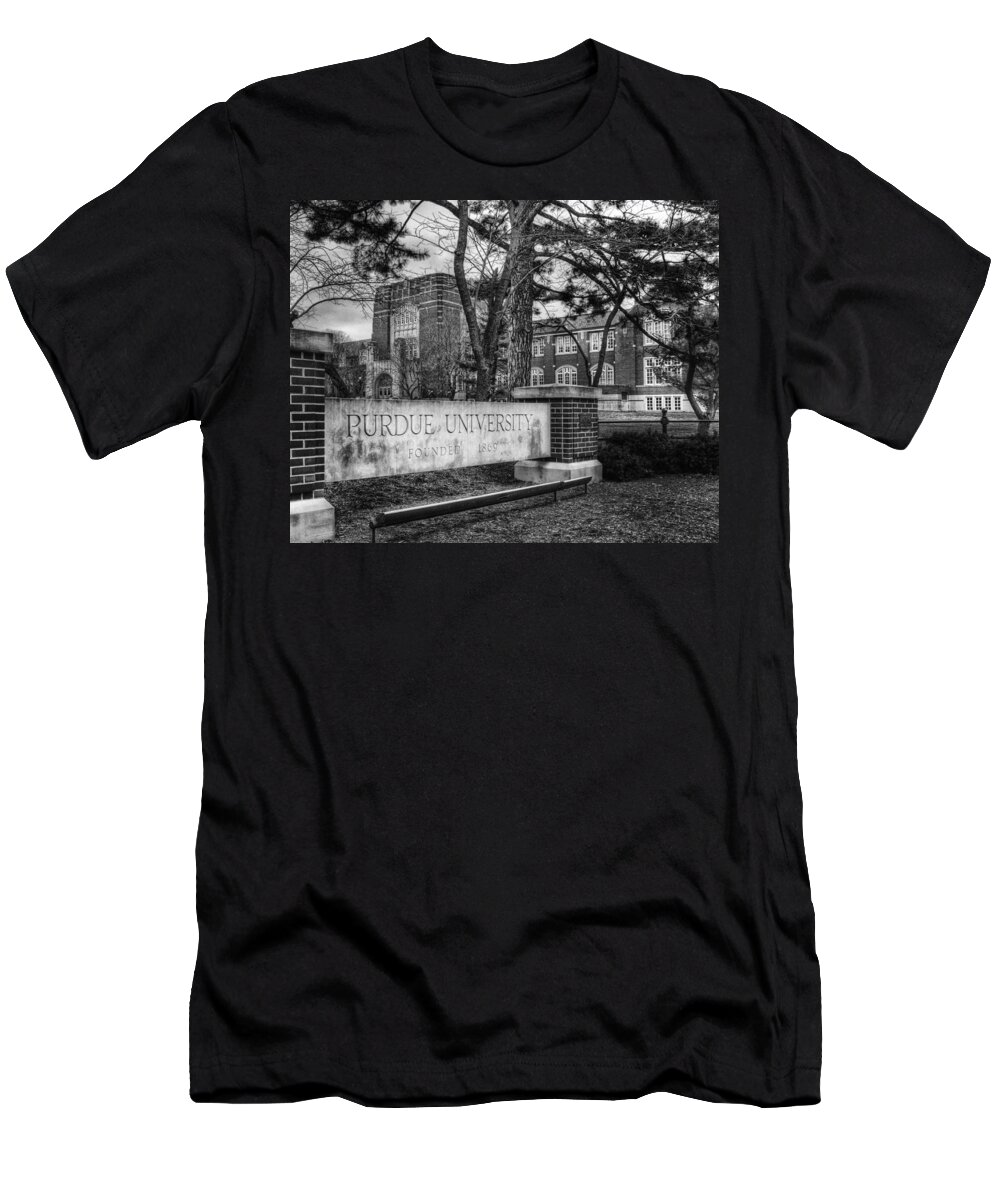 Purdue T-Shirt featuring the photograph Home of the Boilers by Coby Cooper