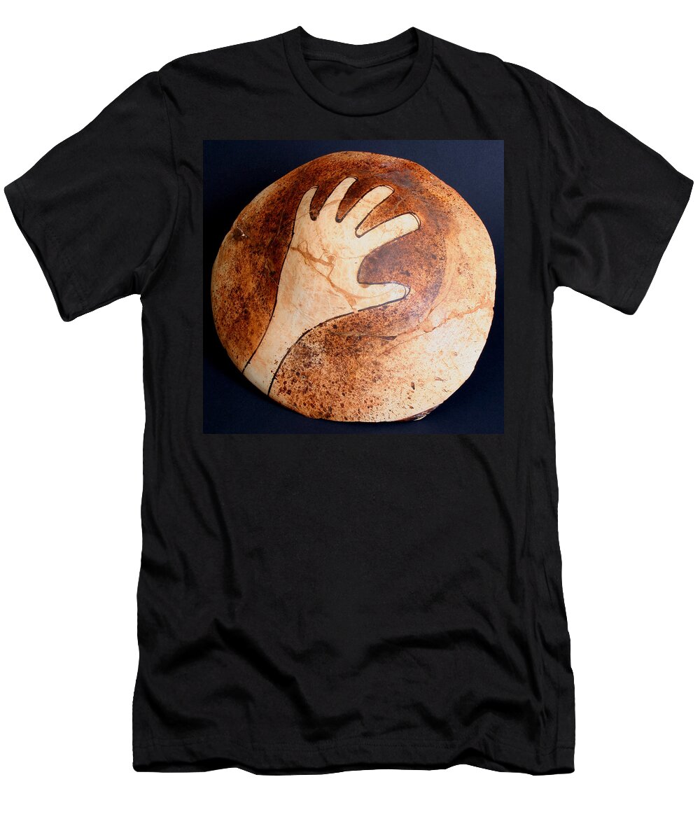 Amerind T-Shirt featuring the photograph Hopi Jar Fragment by Joe Kozlowski