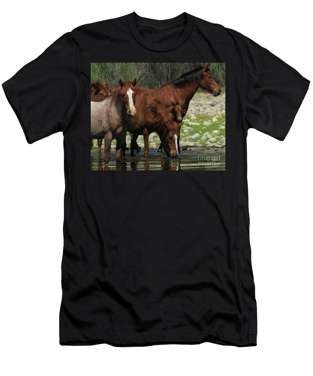 Horse T-Shirt featuring the photograph Horse 7 by Christy Garavetto