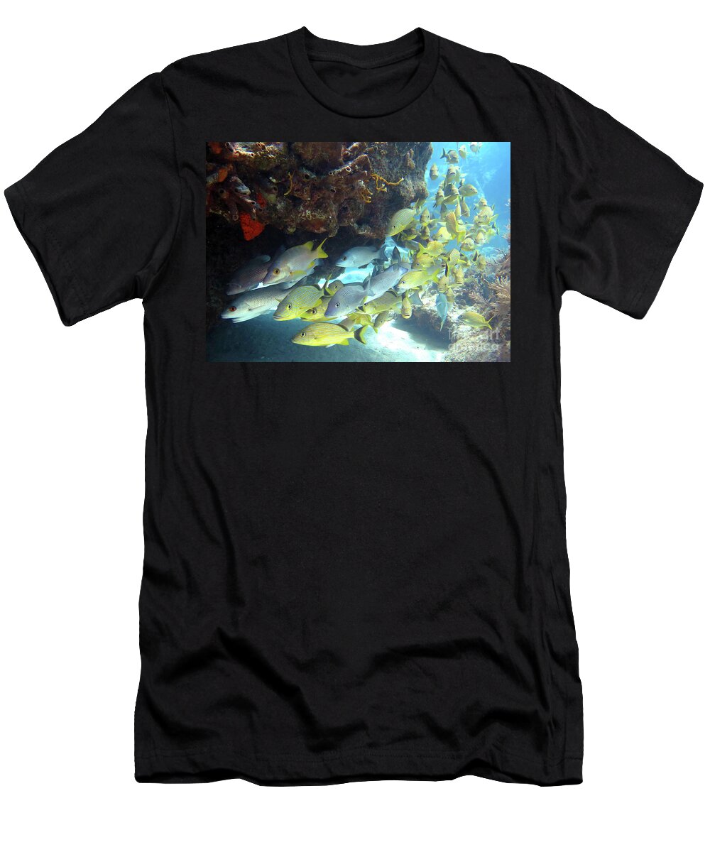 Underwater T-Shirt featuring the photograph Horseshoe Reef 2 by Daryl Duda