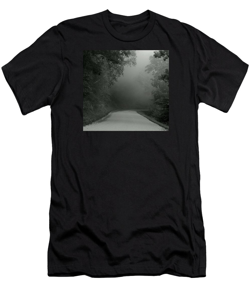 Mist T-Shirt featuring the photograph I Answered the Call by Wild Thing