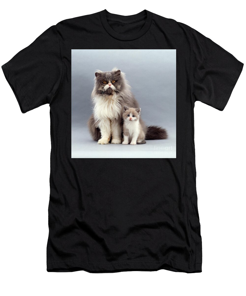 Persian T-Shirt featuring the photograph I hope I get my mum's good looks when I grow up by Warren Photographic