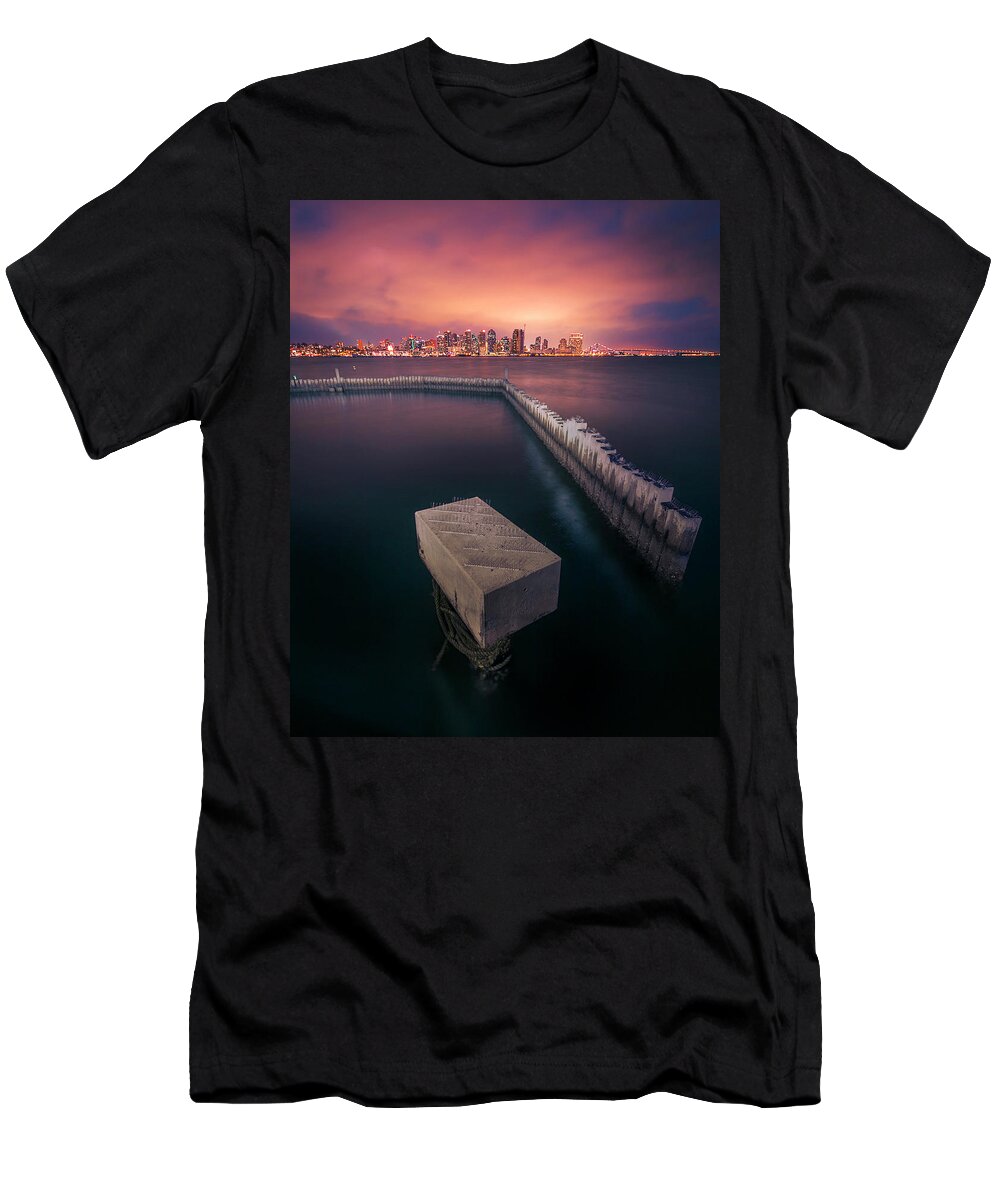 San Diego T-Shirt featuring the photograph Illuminated San Diego by American Landscapes