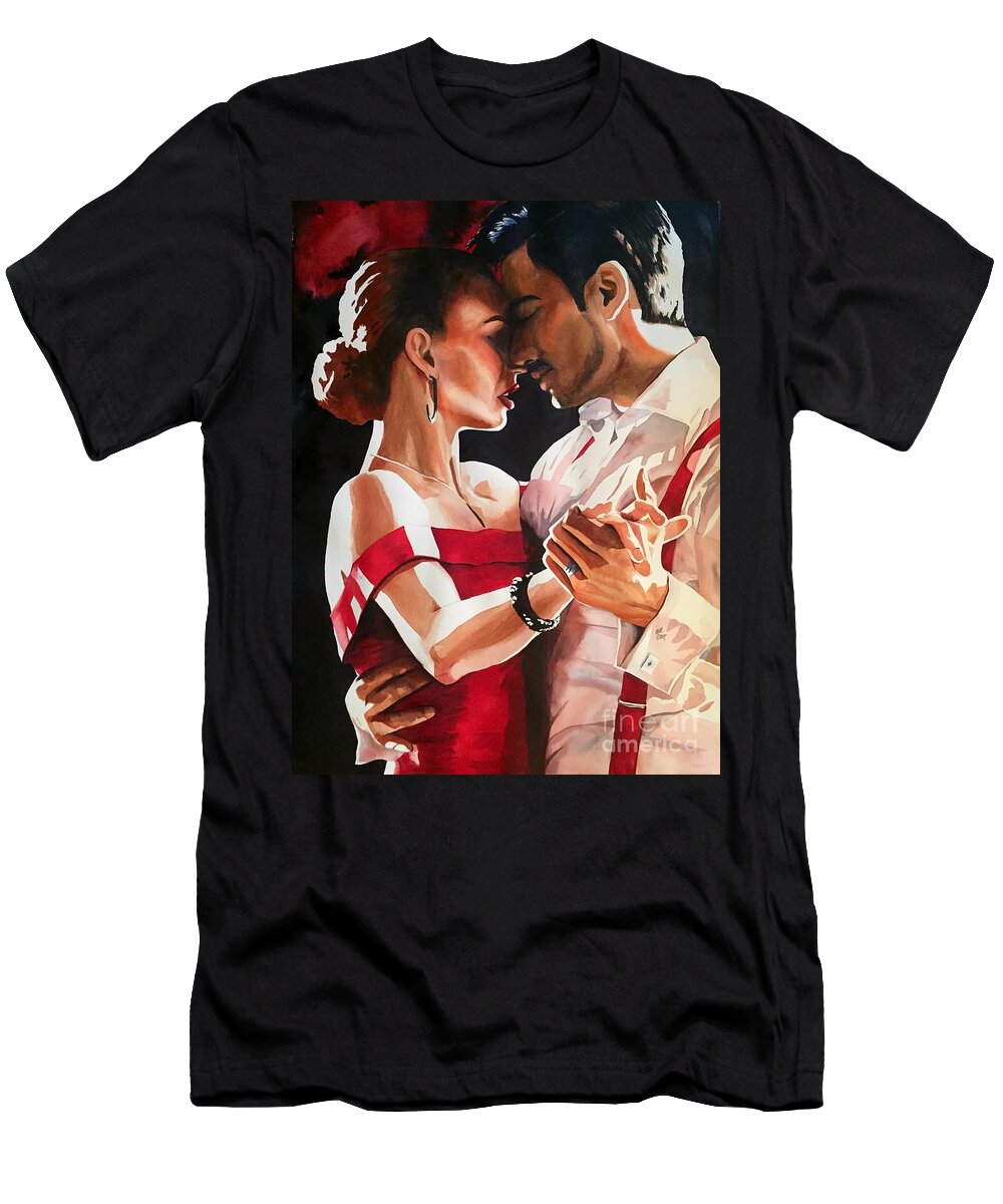 Passionate T-Shirt featuring the painting I'm Passionately Yours by Michal Madison