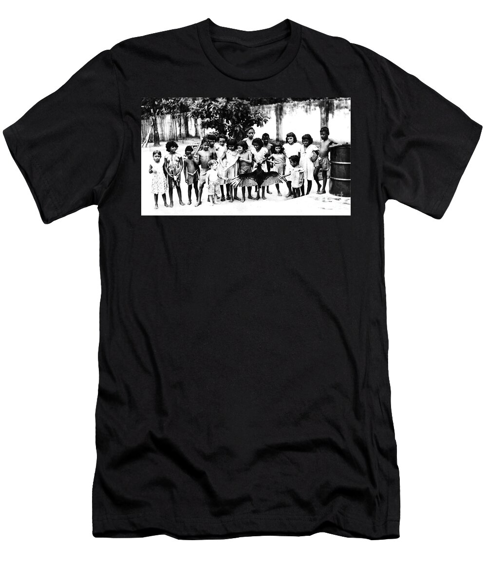 Children T-Shirt featuring the photograph In the Amazon 1953 by W E Loft