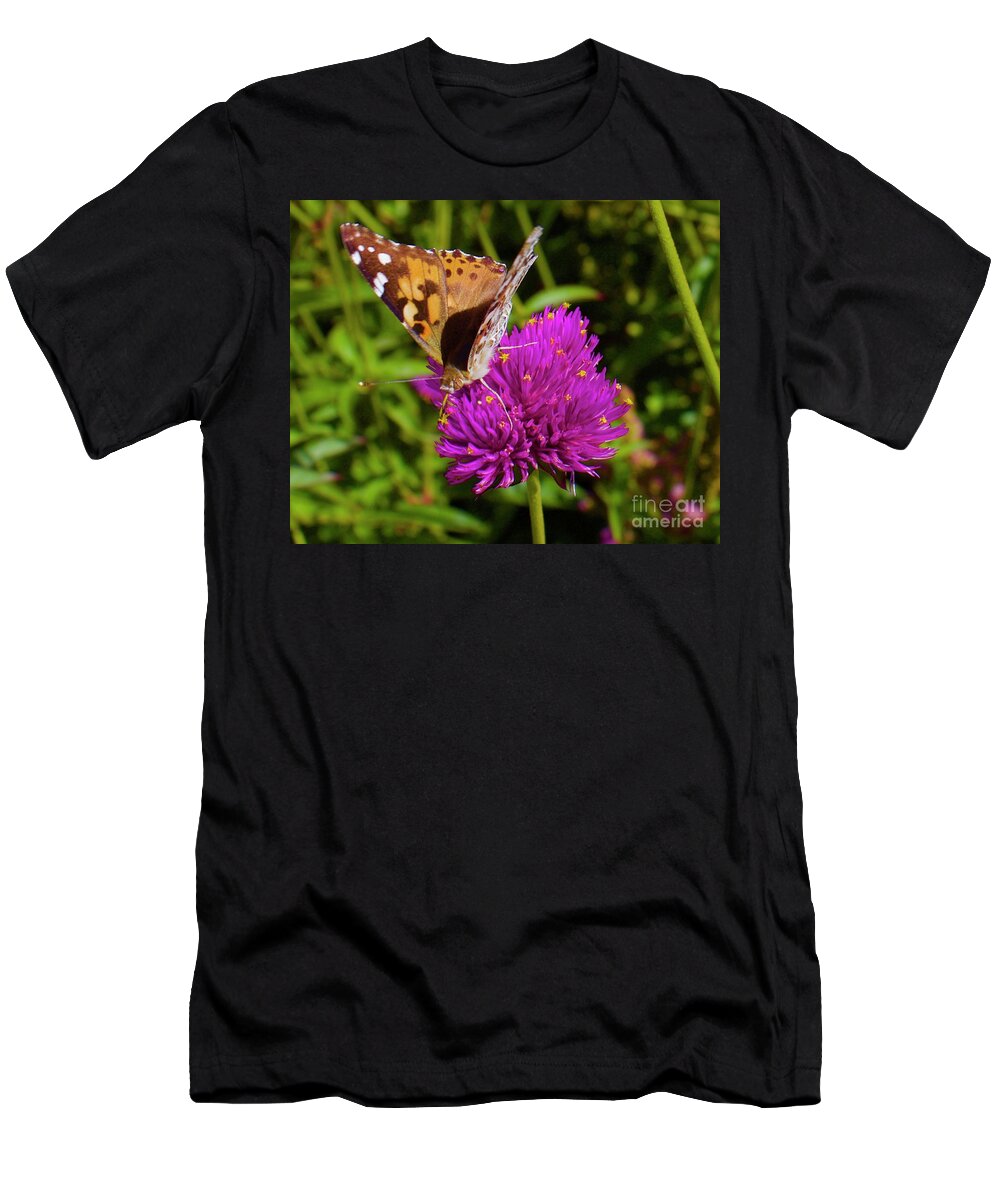 Butterfly T-Shirt featuring the photograph In the Pink by Alice Mainville
