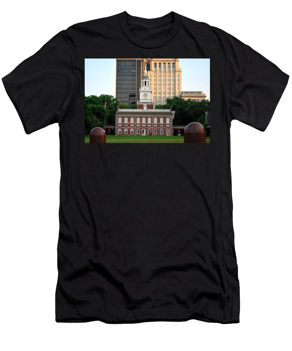 Independence Hall T-Shirt featuring the photograph Independence Hall in Philadelphia by Matt Quest