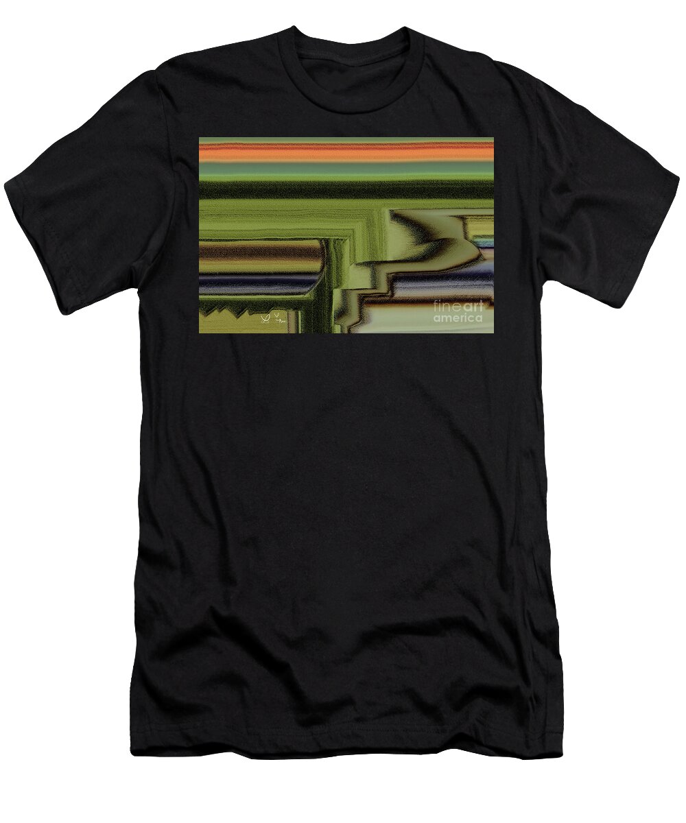 Industrial T-Shirt featuring the digital art Industrial Still Life by Leo Symon
