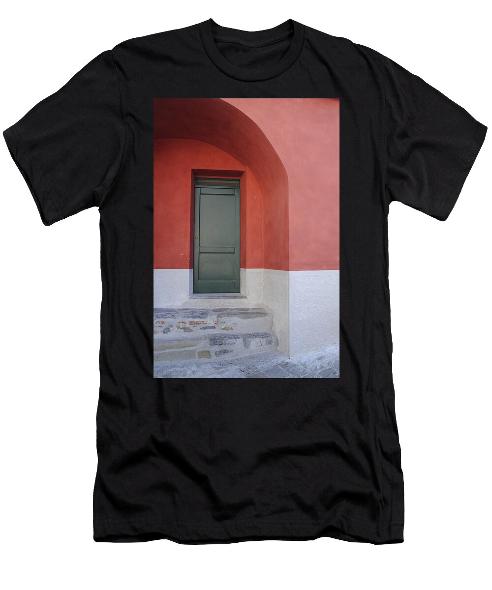 Europe T-Shirt featuring the photograph Italy - Door Two by Jim Benest