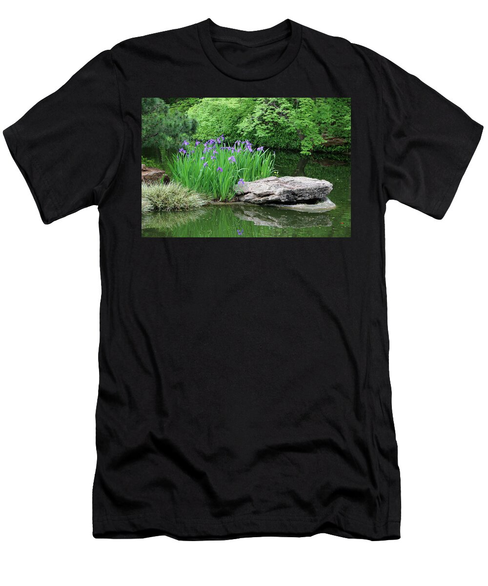 Japanese Gardens T-Shirt featuring the photograph Japanese Gardens - Spring 02 by Pamela Critchlow