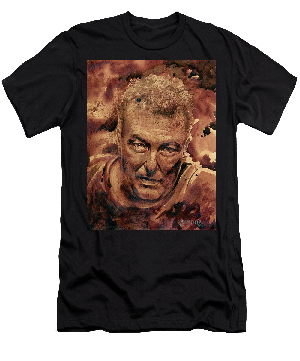 Jello Biafra T-Shirt featuring the painting Jello Biafra - 1 by Ryan Almighty