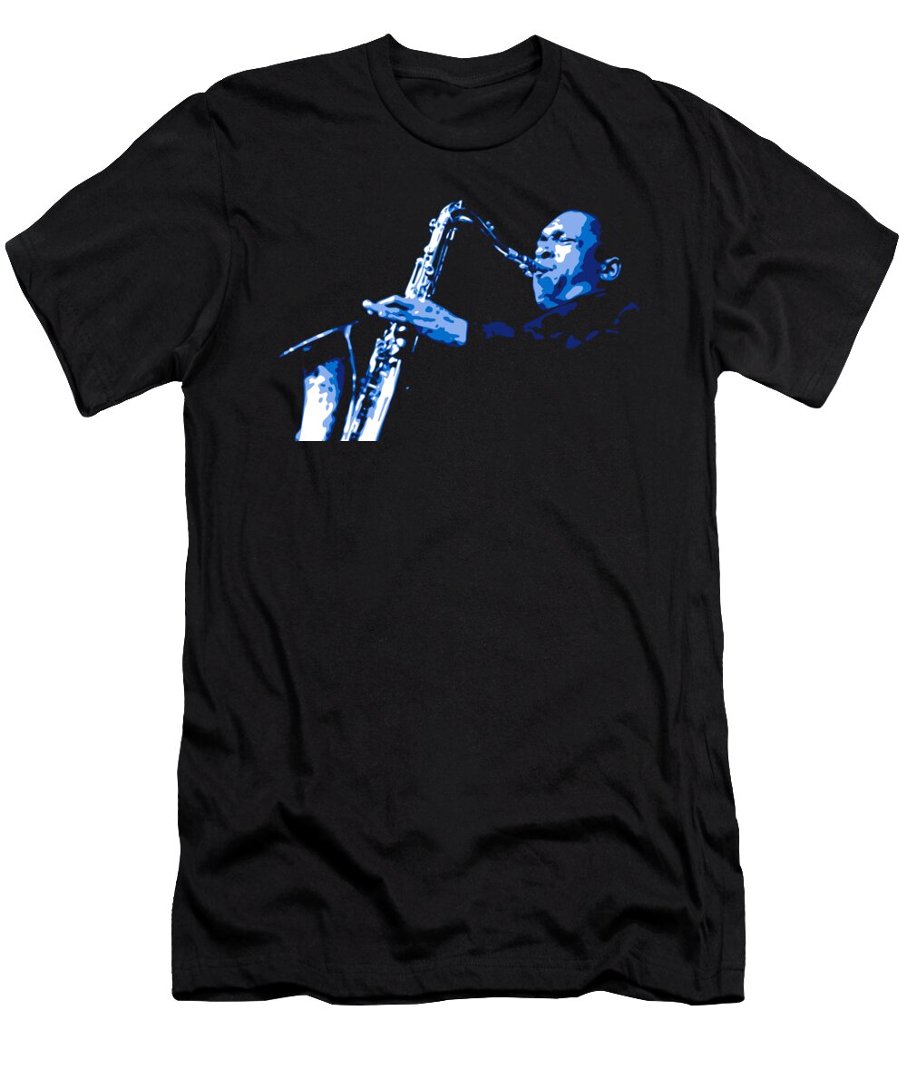 John Coltrane T-Shirt featuring the digital art John Coltrane by DB Artist