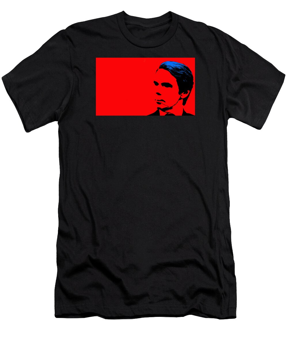 President T-Shirt featuring the photograph Jose Maria Aznar by Emme Pons