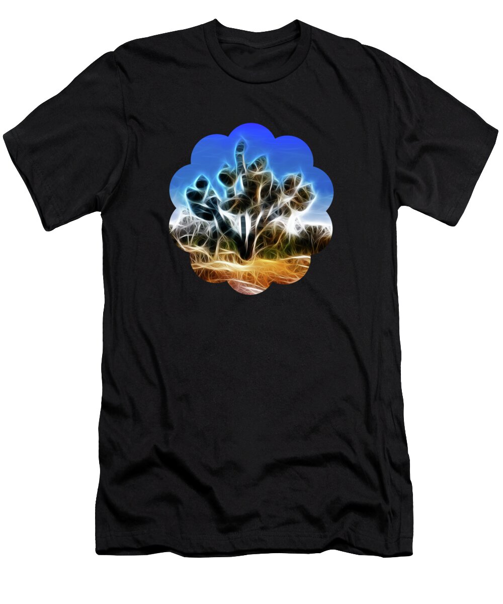 Joshua Tree T-Shirt featuring the painting Joshua Tree by Two Hivelys