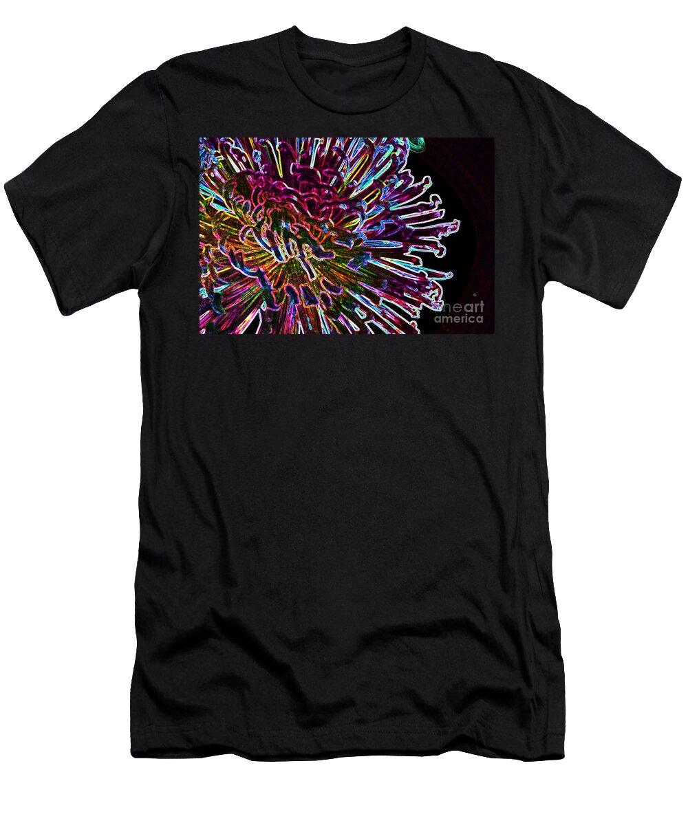Flowers In The Kitchen T-Shirt featuring the photograph Kaleidoscopic by Julie Lueders 
