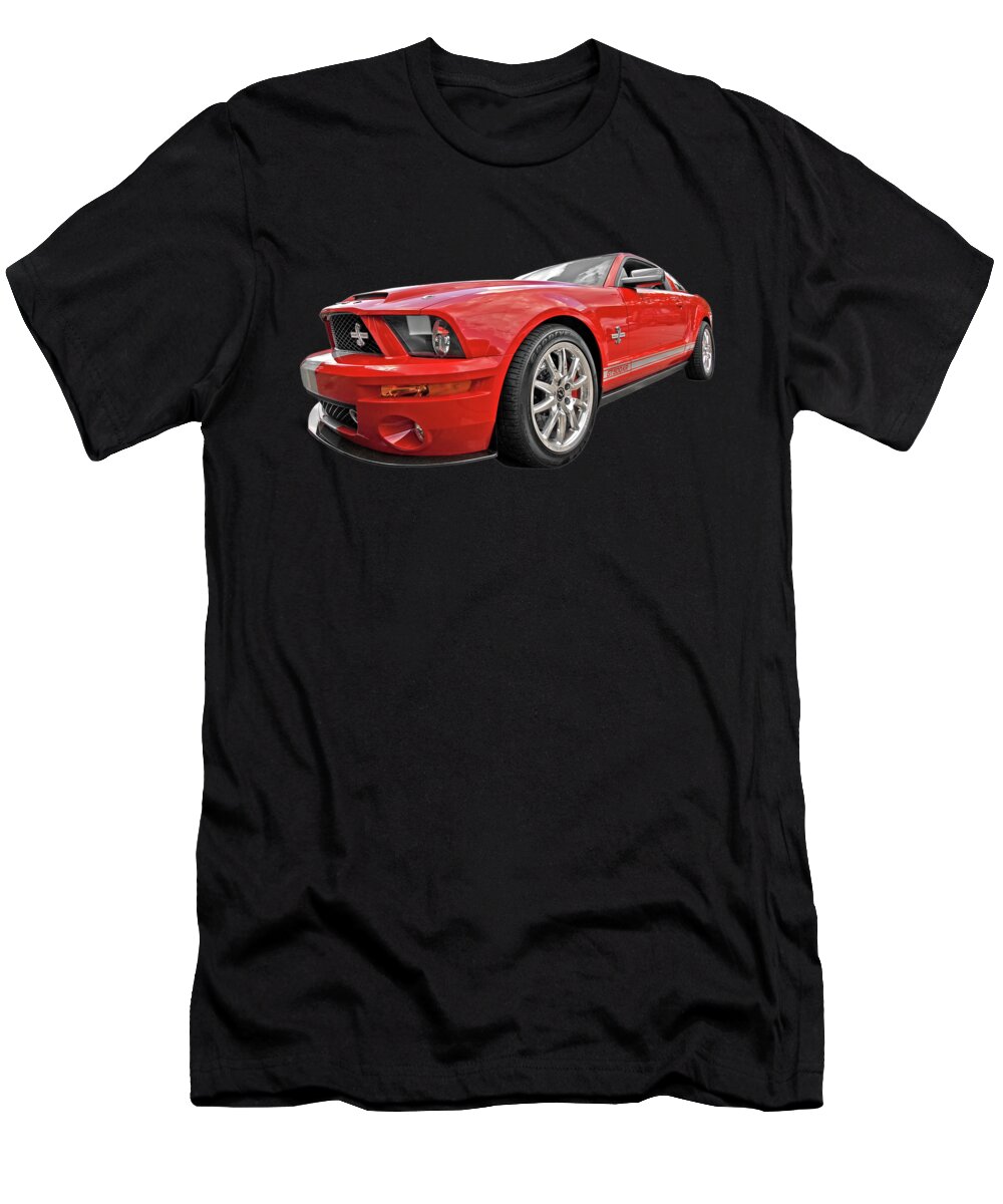 Shelby Mustang T-Shirt featuring the photograph King of the Road by Gill Billington