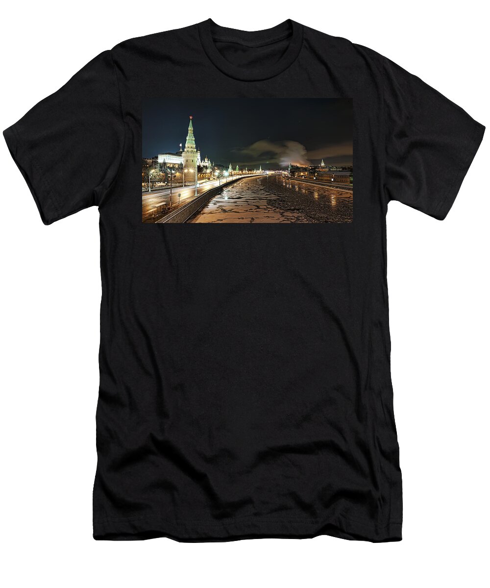 Kremlin T-Shirt featuring the photograph Kremlin #1 by Gouzel -