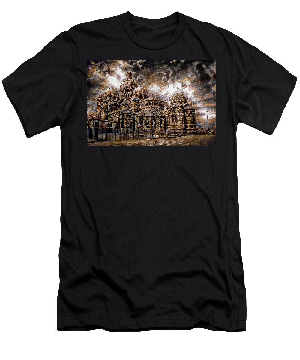 Architecture T-Shirt featuring the photograph La Major 25 by Jean Francois Gil