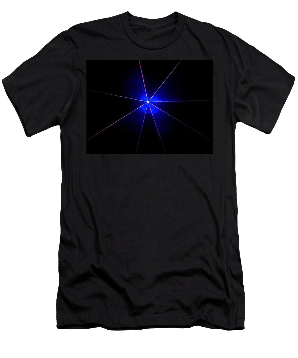 #abstracts #acrylic #artgallery # #artist #artnews # #artwork # #callforart #callforentries #colour #creative # #paint #painting #paintings #photograph #photography #photoshoot #photoshop #photoshopped T-Shirt featuring the digital art Laserworld Part 8 by The Lovelock experience