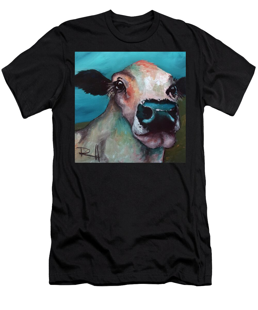  Farm T-Shirt featuring the painting Lash LaRue by Sean Parnell