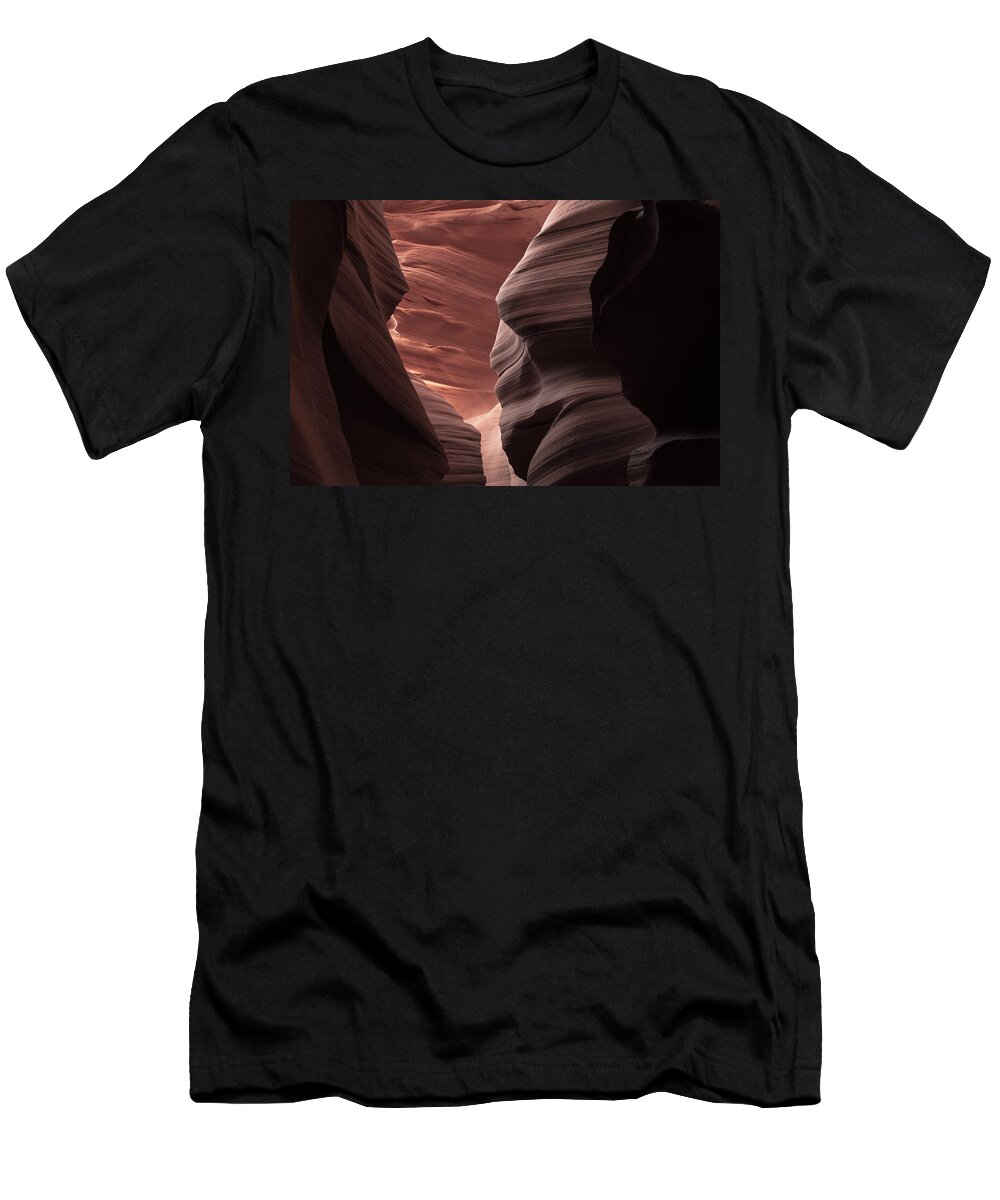 America T-Shirt featuring the photograph Layers of Simplicity - Antelope Canyon by Gregory Ballos