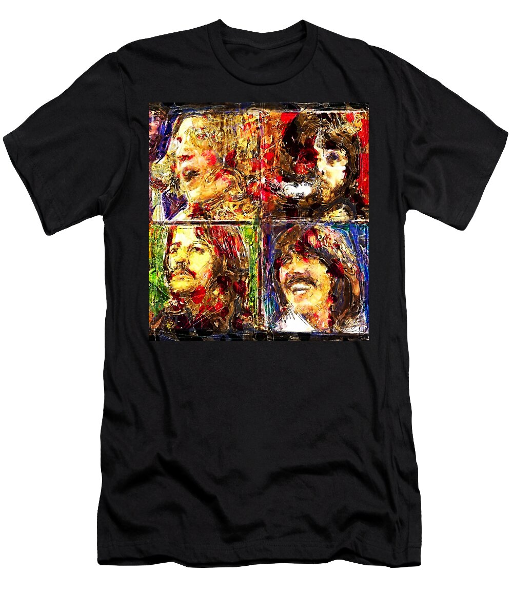 The Beatles T-Shirt featuring the digital art Let it Be by Russell Pierce