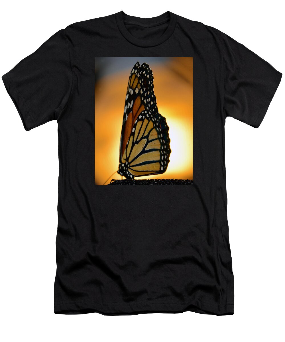 Photography T-Shirt featuring the photograph Light of the Butterfly by David Lee Thompson