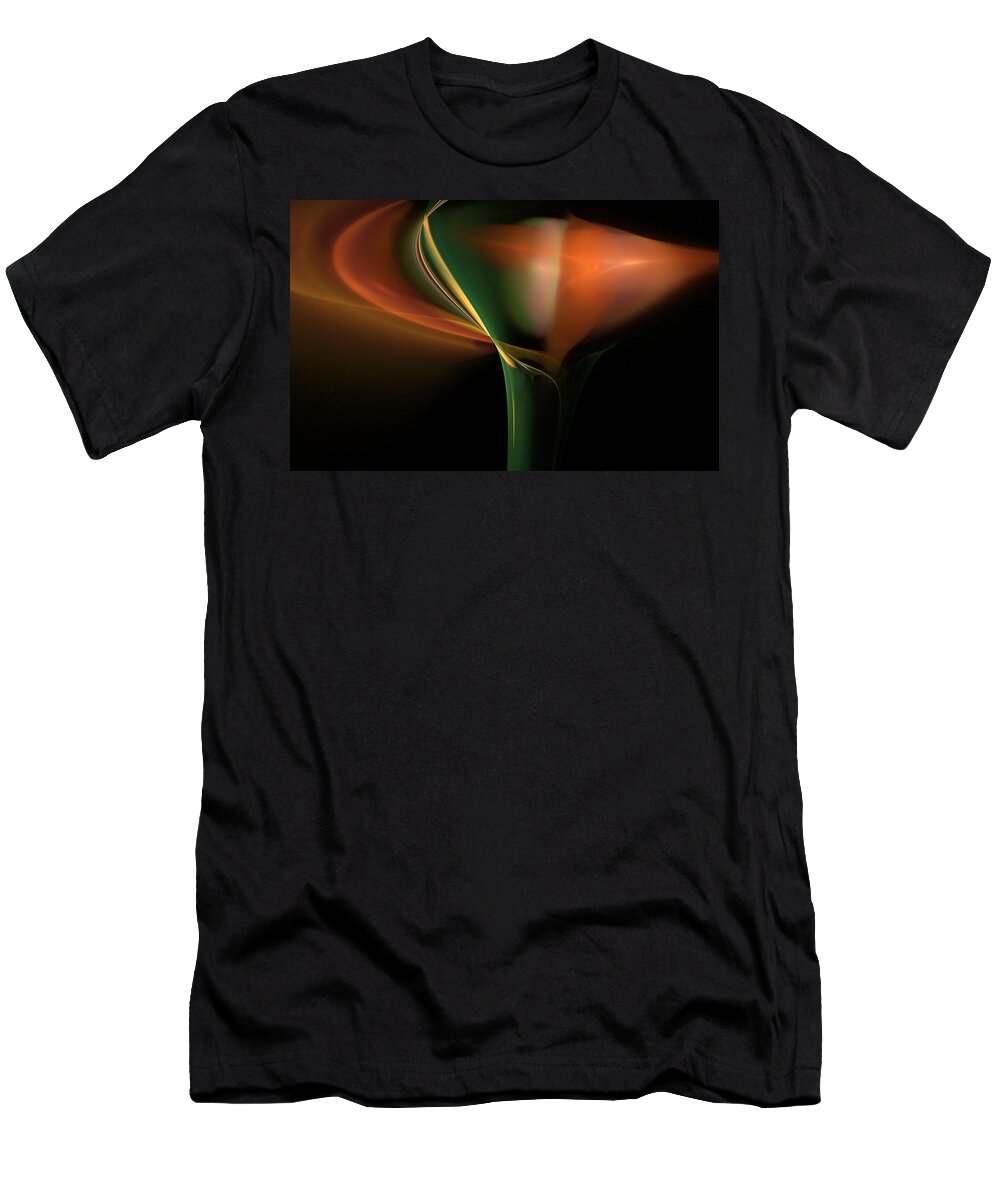 Digital Photography T-Shirt featuring the digital art Lilly of Light by David Lane