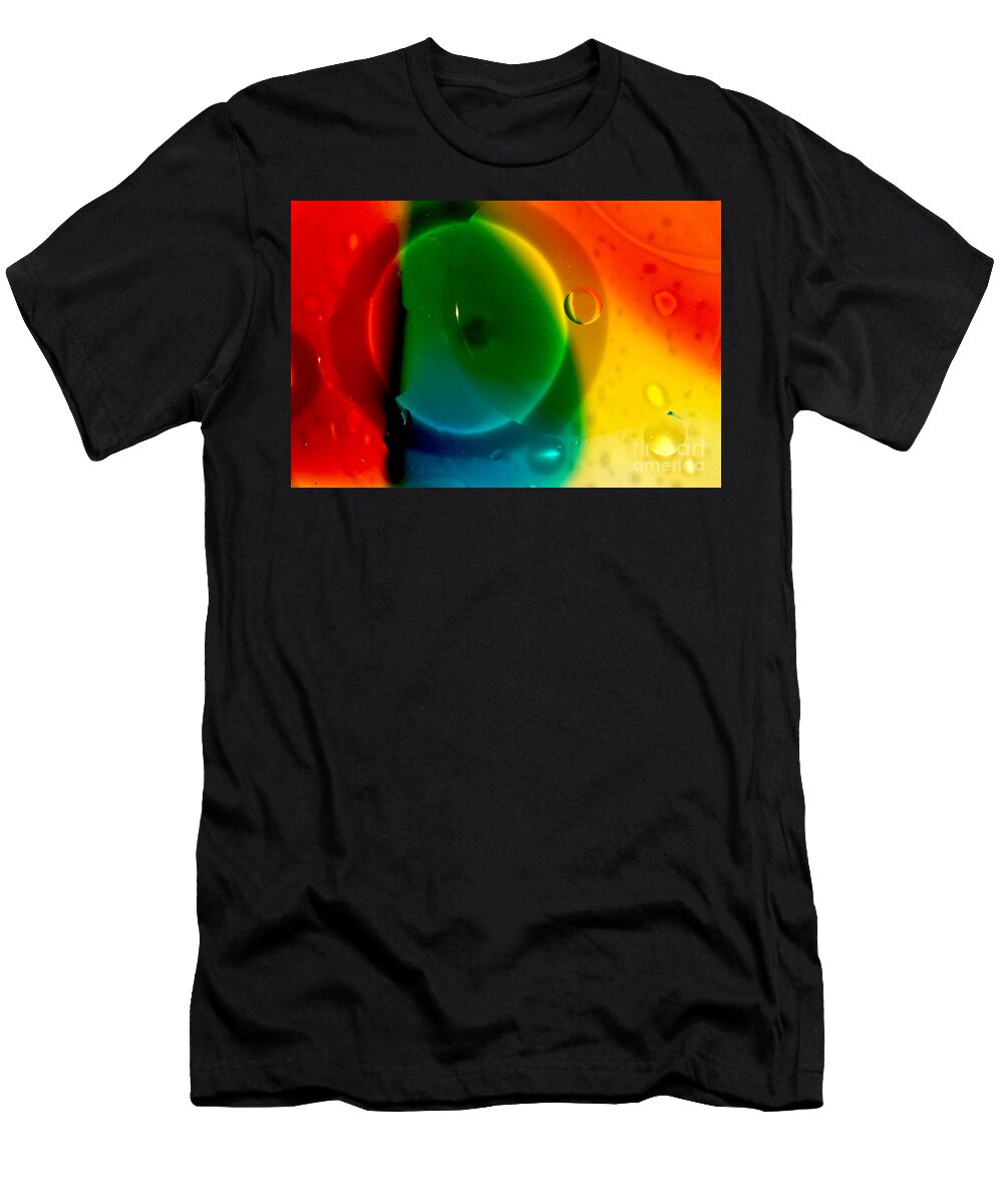 Abstract T-Shirt featuring the photograph Liquispace 99 by Aimelle Ml