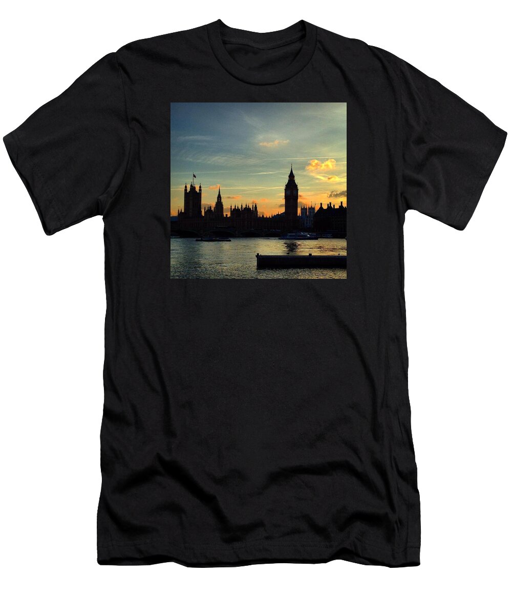 London T-Shirt featuring the photograph London, at Sunset by Craig Gilbraith