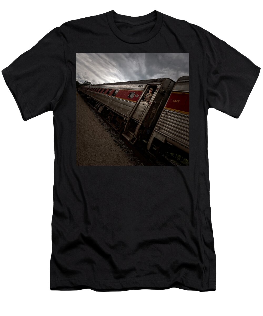 Spooky T-Shirt featuring the photograph Lost Souls by Neil Shapiro