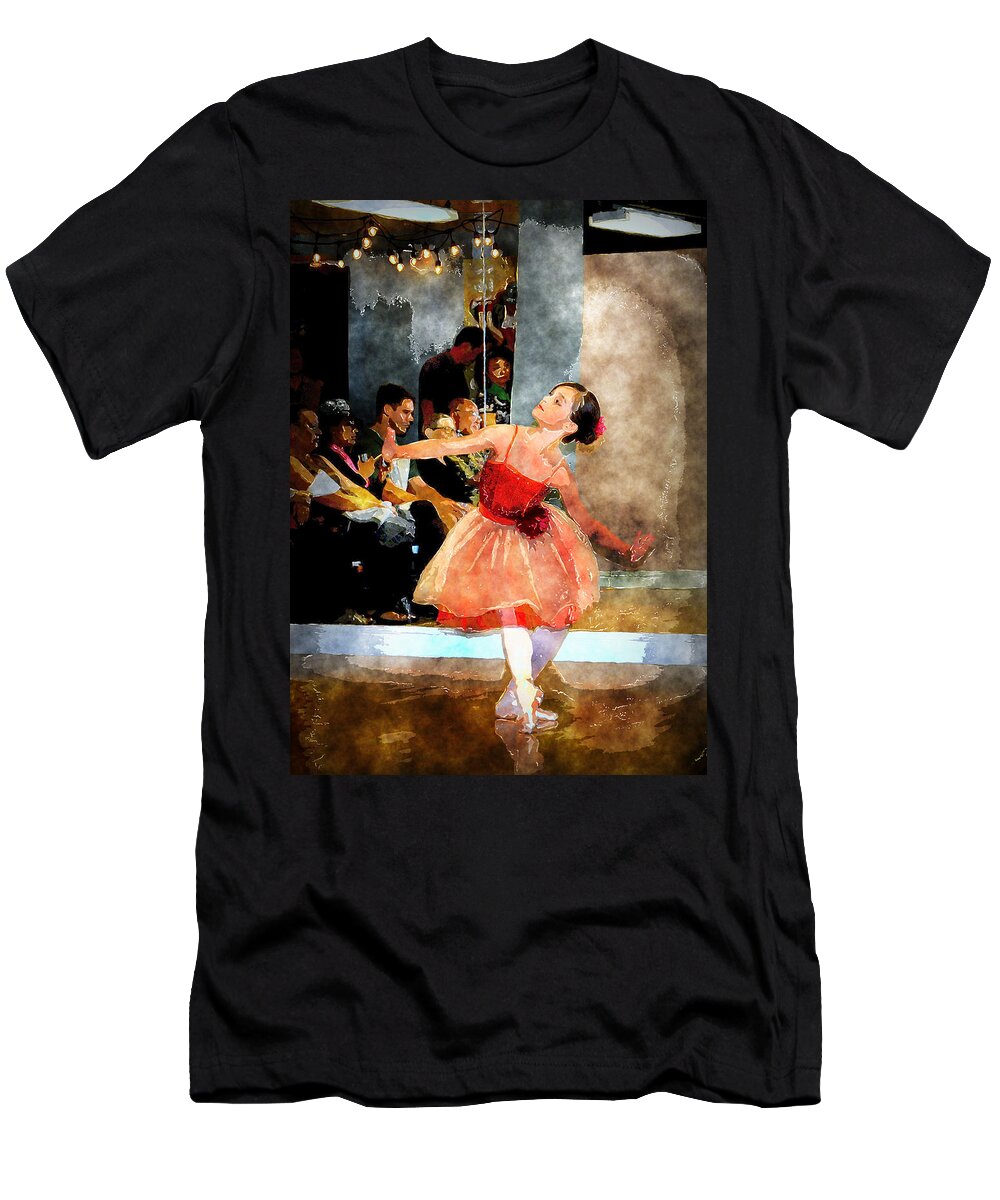 Child T-Shirt featuring the photograph Lovely Ballerina by Lori Seaman