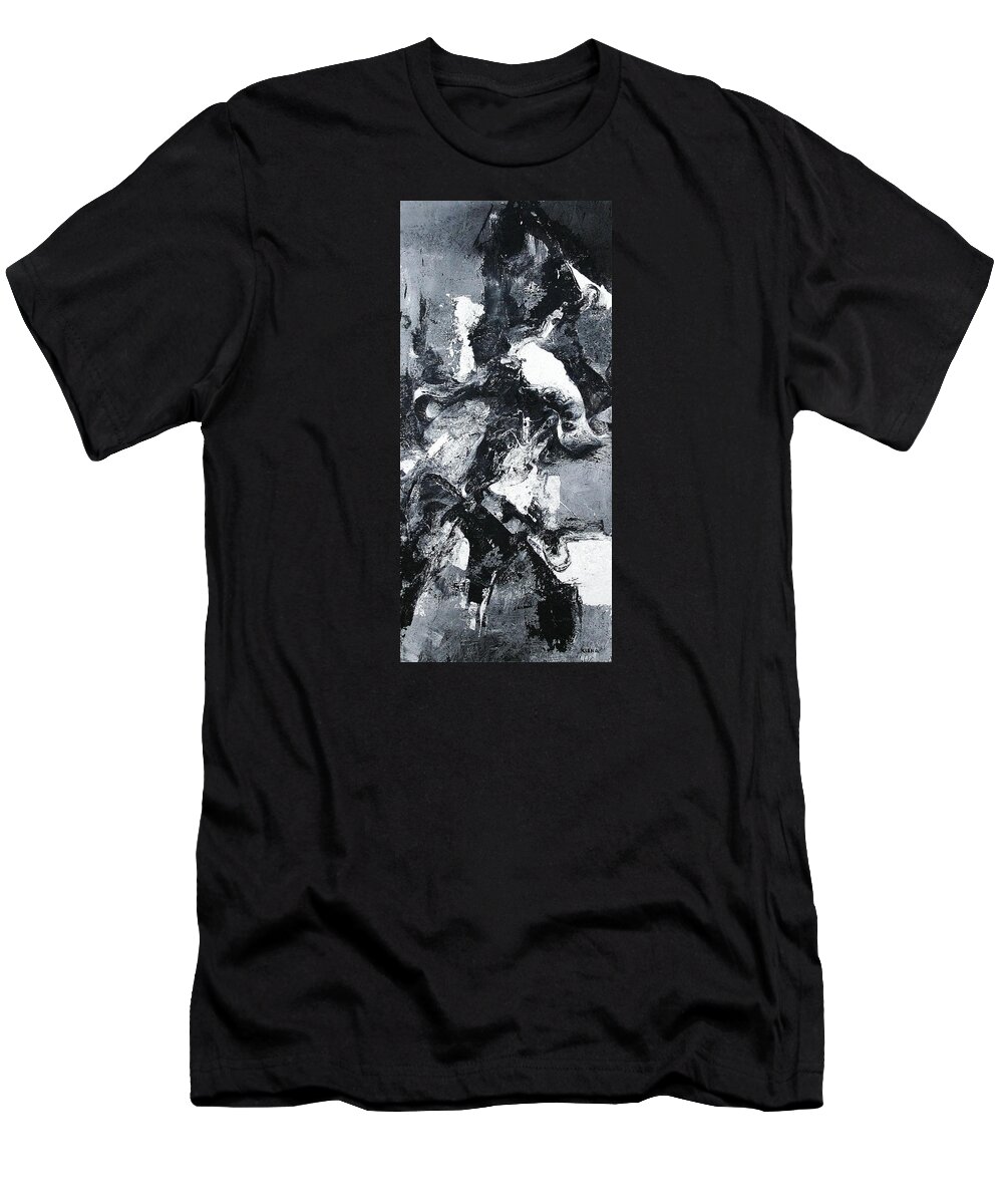 Lurker T-Shirt featuring the painting Lurker From the Abyss by Jeff Klena