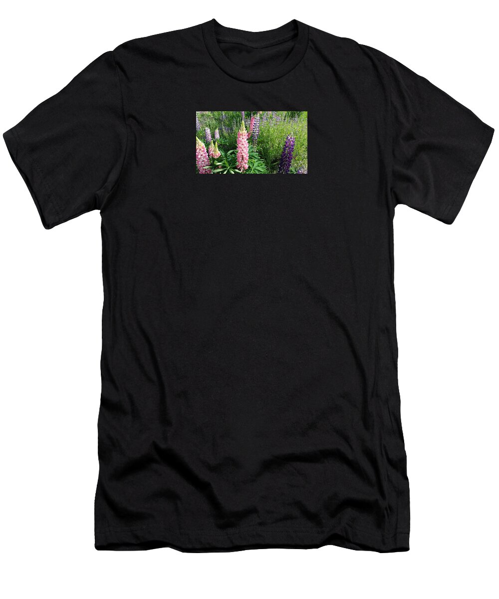 Blue T-Shirt featuring the photograph Luscious Garden by Brian Williams